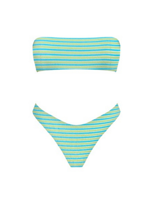 Bora Bikini Top - Blue/Green