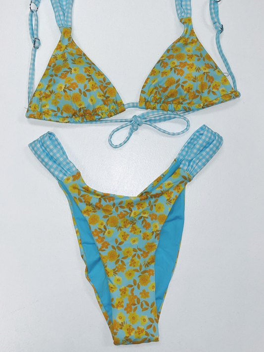 Tao Bikini Bottoms - Yellow / Blue