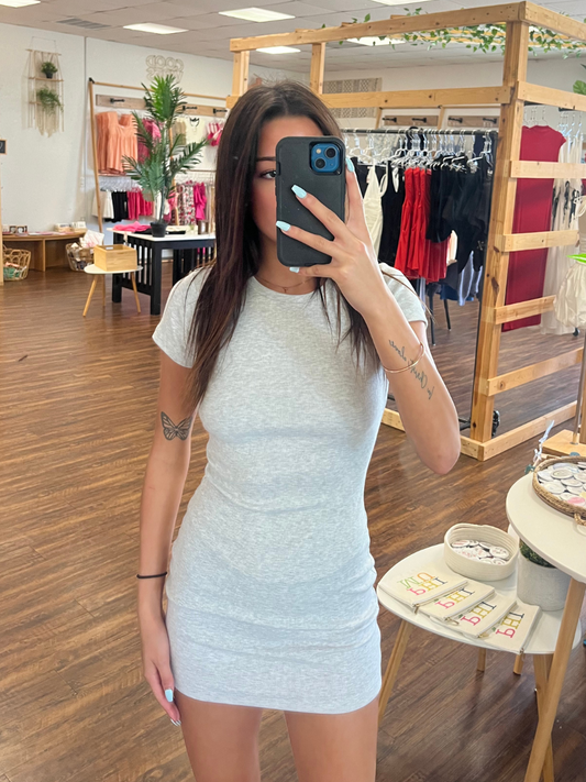 Camila Dress - Grey