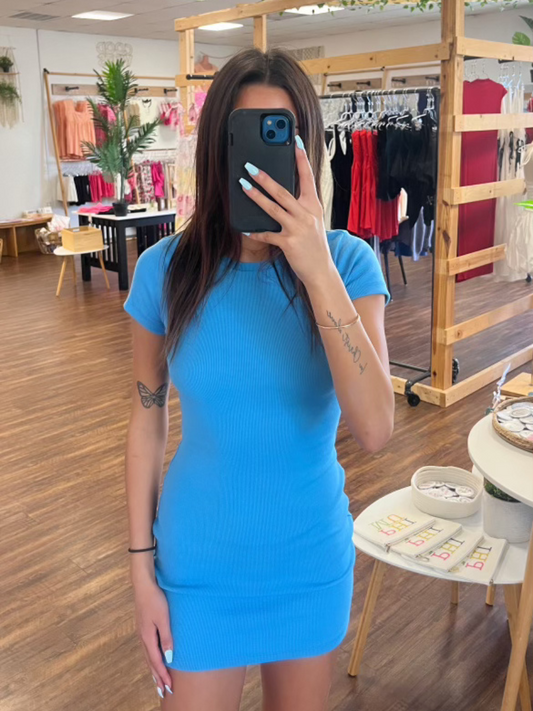 Camila Dress - Blue