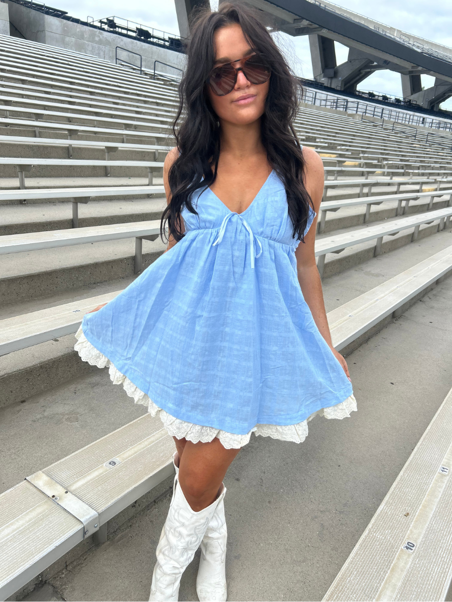 Liv Dress - Blue