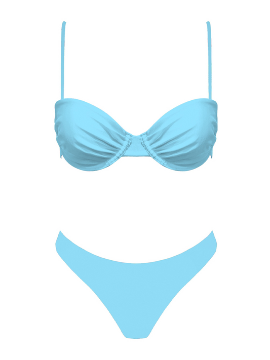 Malibu Bikini Top - Blue